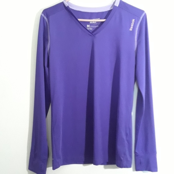Reebok Workout Ready Collection purple top medium - Picture 1 of 3